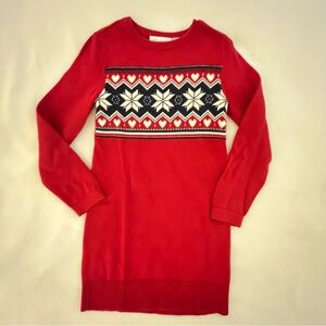 Children’s Place Snowflake Heart Sweater Dress